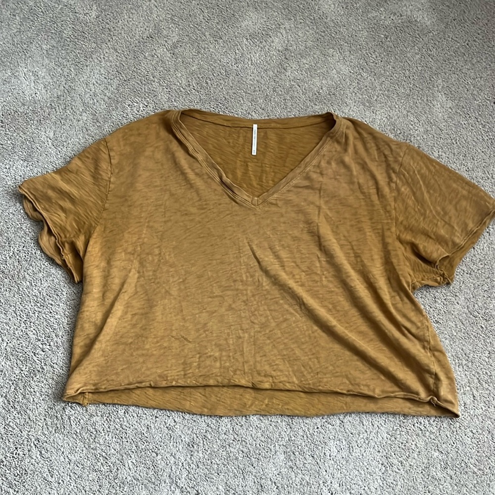 Gold/Mustard Crop Top